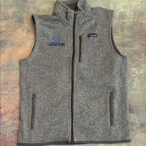 Patagonia Heather Gray Fleece Vest